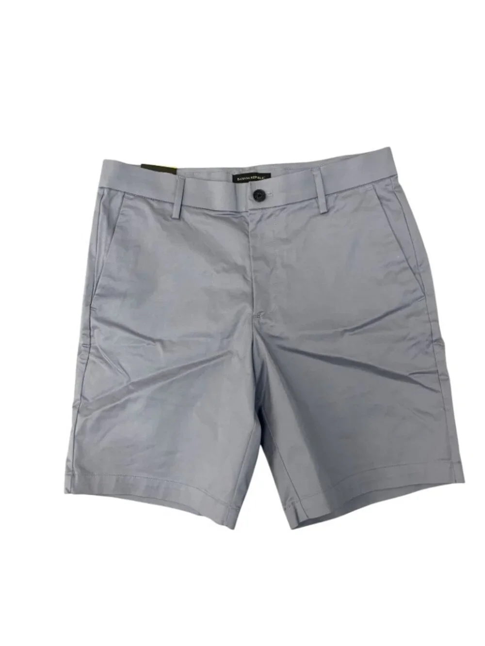 NWT Banana Republic Men's 32 Blue Stretch Chino Shorts 9
